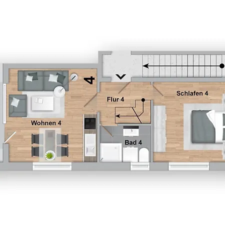 Riedgrashaus Riedgras 4 Norden